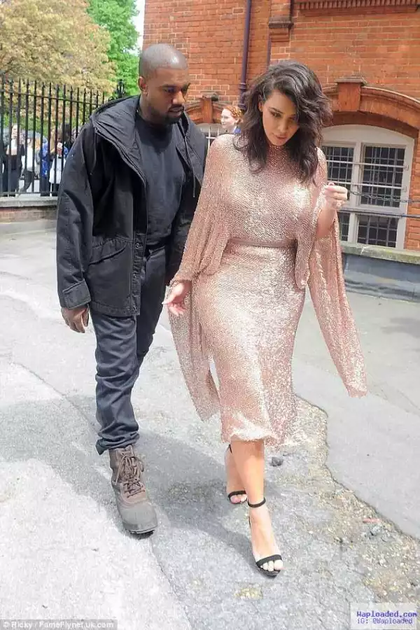 Photos: Kim K and Kanye West step out in style for Vogue Festival